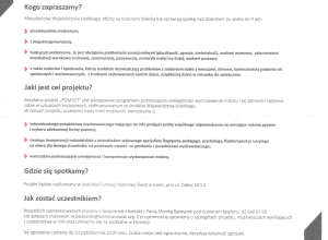 Projekt POMOST Projekt POMOST